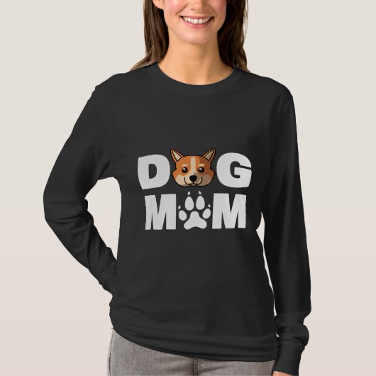 犬の母の所有者おもしろいウェルシュコーギー犬の愛R Tシャツ (正面)
