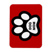 犬の母の手の印刷フレキシブルマグネット マグネット (縦)