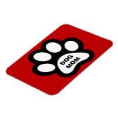 犬の母の手の印刷フレキシブルマグネット マグネット (左側)