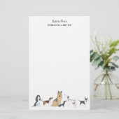 犬の母の救出ママパパ犬の品種 便箋 (スタンド正面)