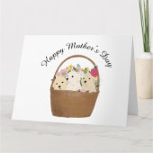 犬の母の日のカード カード (正面)