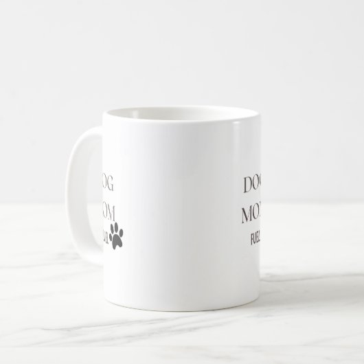 犬の母の燃料 | 愛玩動物用のかわいいコーヒーカップ コーヒーマグカップ (正面左)