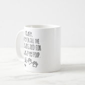 犬の母の贈り物、母の日の犬の母パーソナライズされた親 コーヒーマグカップ (正面左)