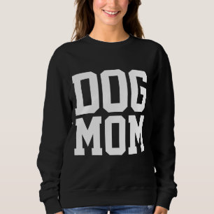 犬の母のTシャツ（黒） スウェットシャツ