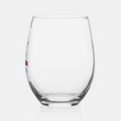 犬の母はワインが必要 ステムなしワイングラス (左)