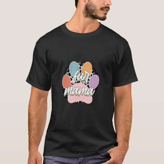 犬の母は女性犬の母3 Tシャツ (正面)
