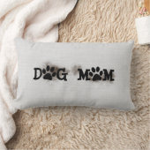 犬の母は汚れのある足跡 ランバークッション (ブランケット)