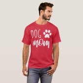 犬の母は犬を愛する男の子 Tシャツ (正面フル)