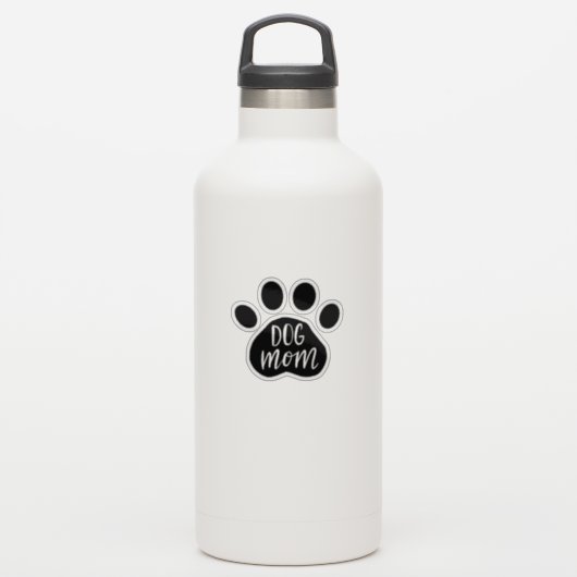 犬の母は3" x 3"カットカスタムビニールのシール シール (ウォーターボトル)