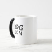 犬の母またはパパ – あなたの犬の写真を追加 – 魔法マグカップ モーフィングマグカップ (正面左)