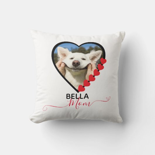 犬の母カスタムさんペット写真犬の恋人 クッション (正面)