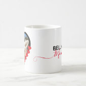 犬の母カスタムさんペット写真犬の恋人 コーヒーマグカップ (中央)