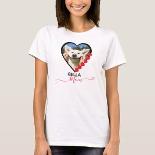 犬の母カスタムさんペット写真犬の恋人 Tシャツ