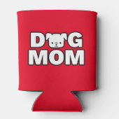 犬の母クーラーボックス（赤） 缶クーラー (裏面)