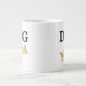 犬の母コリーオーナー ジャンボコーヒーマグカップ (正面)