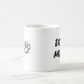 犬の母コーヒーマグ – 白 コーヒーマグカップ (中央)