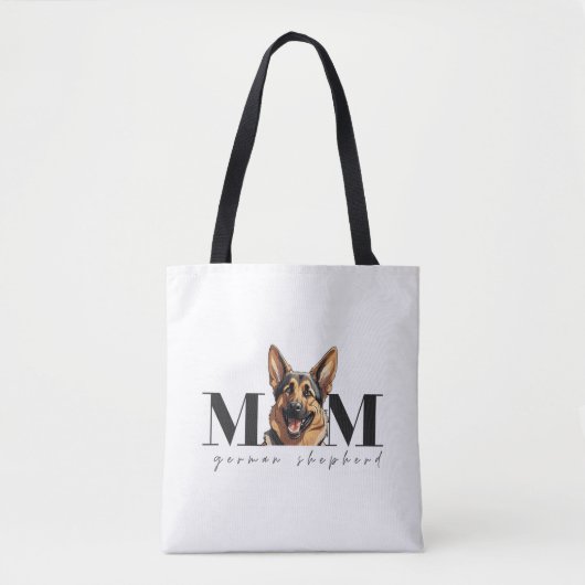 犬の母ドイツの羊飼い犬クラシックのTシャツ トートバッグ (正面)