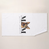 犬の母ドイツの羊飼い犬クラシックのTシャツ バスタオル (バスタオル)