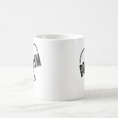 犬の母ハート母の日 コーヒーマグカップ (中央)