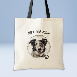 犬の母フォトトートバッグ トートバッグ