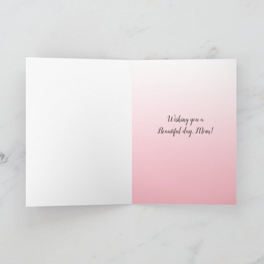 犬の母フォトマザーズの日 カード (内部)