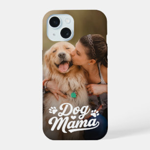 犬の母ペットの写真 iPhone 15ケース