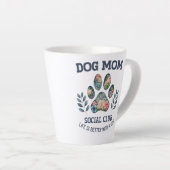 犬の母ポーフローラ カフェラテマグ (右アングル)