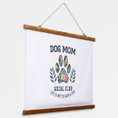 犬の母ポーフローラ 吊り下げ型タペストリー (傾斜あり)