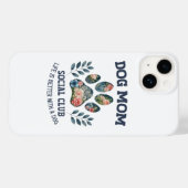 犬の母ポーフローラ Case-Mate iPhoneケース (裏面 (横))