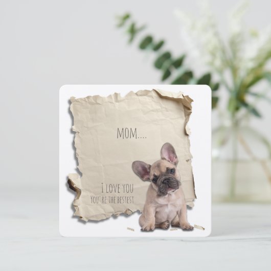 犬の母マザーズのデイカーカスタムド私はあなたを愛している (スタンド正面)