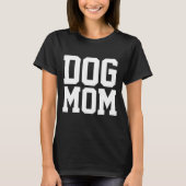 犬の母レディース犬の恋人Tシャツティー Tシャツ (正面)