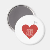 犬の母冷蔵庫用マグネット マグネット (正面/裏面)