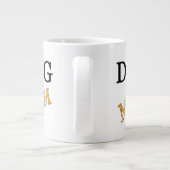 犬の母親のヨークシャーテリア主 ジャンボコーヒーマグカップ (裏面)