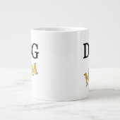 犬の母親のヨークシャーテリア主 ジャンボコーヒーマグカップ (正面)