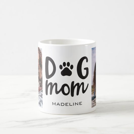 犬の母2写真名コーヒーマグカップ コーヒーマグカップ (中央)