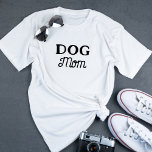 犬の母 |可愛いシンプルレトロ台本ペットの飼い主 Tシャツ<br><div class="desc">犬の母 |可愛シンプルいレトロスクリプトペットオーナーTシャツ</div>