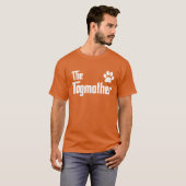 犬の母、愛犬家の母のためのドッグマザー Tシャツ (正面フル)