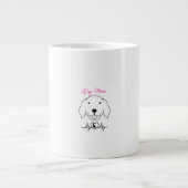 犬の母AF -誇りを持ったペットの親Tシャツ ジャンボコーヒーマグカップ (正面)