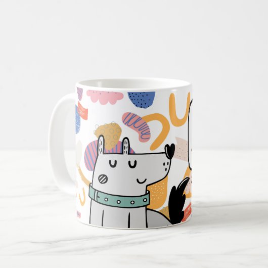 犬の毛が入っている可能性が高い コーヒーマグカップ (正面左)