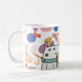 犬の毛が入っている可能性が高い コーヒーマグカップ (左)