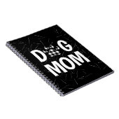 犬の毛で犬のポープリントを格子状に ノートブック (右側)