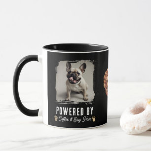 犬の毛とコーヒー おもしろペット自撮り写真 マグカップ