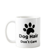 犬の毛なんて気にしない 面白い 犬 マグカップ