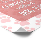 犬の毛のない家は完全ではない ポスター (角)