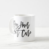 『犬の毛はしない』というシック気にな台本 コーヒーマグカップ (正面左)