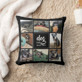 犬の毛は気に🐾ペットフォトコラージュ クッション (ブランケット)