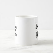 犬の毛は私のグリッター コーヒーマグカップ (中央)