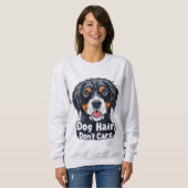 犬の毛よ気に スウェットシャツ (正面フル)