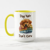 犬の毛よ気に マグカップ (左)