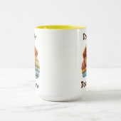 犬の毛よ気に マグカップ (中央)